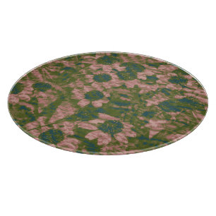 Tabla De Cortar Modelo del camuflaje de la flor