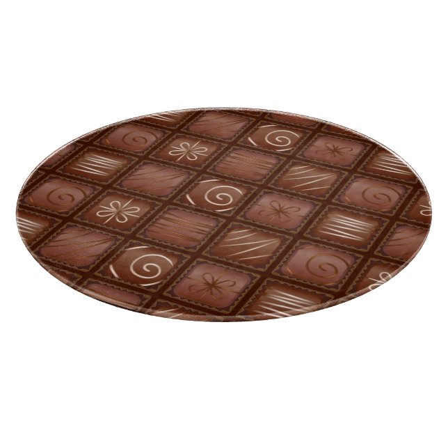 Tabla De Cortar Modelo del chocolate (Borde)
