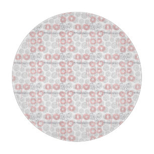 Tabla De Cortar Modelo del círculo del lunar