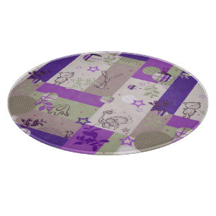 Tabla De Cortar Modelo del edredón del bebé