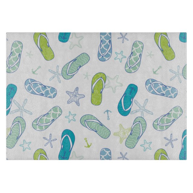 Tabla De Cortar Modelo del flip-flop (Anverso)