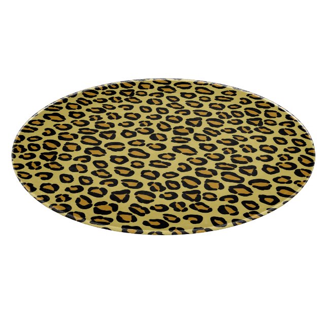 Tabla De Cortar Modelo del leopardo (Borde)