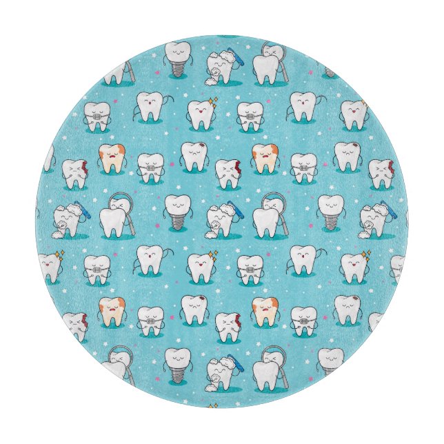 Tabla De Cortar Modelo dental lindo (Anverso)