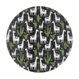 Tabla De Cortar Modelo feliz de la llama