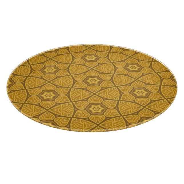Tabla De Cortar Modelo geométrico moderno étnico (Borde)
