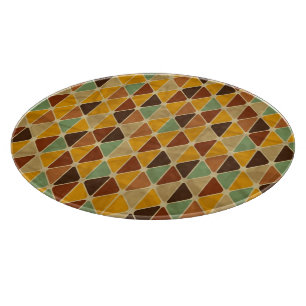 Tabla De Cortar Modelo geométrico retro 3