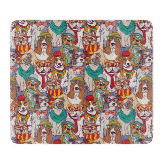 Tabla De Cortar Modelo lindo de la moda del perrito