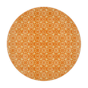 Tabla De Cortar Modelo medieval del damasco, mandarina