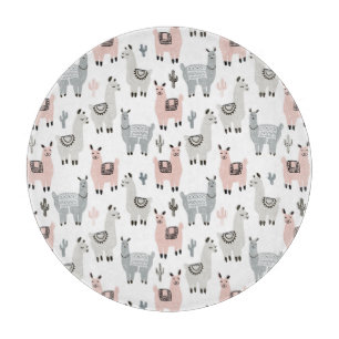 Tabla De Cortar Modelo sonriente de las llamas