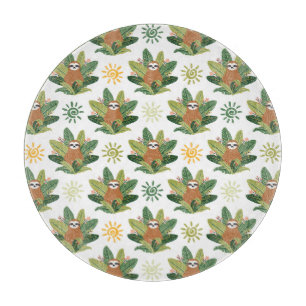 Tabla De Cortar Modelo tropical de la pereza