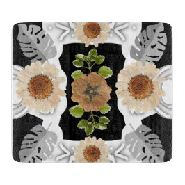 Tabla De Cortar Modern abstract floral art
