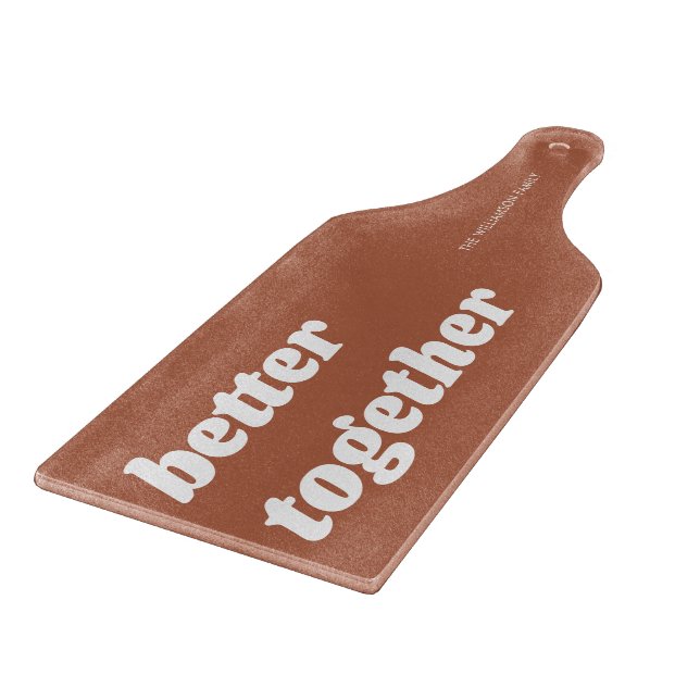 Tabla De Cortar Modern Better Together Terracotta Charcuterie (Borde)