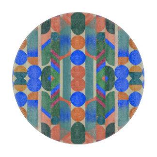 Tabla De Cortar Modern Colorful Shapes