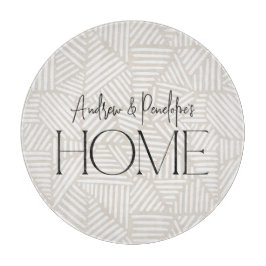 Tabla De Cortar Moderna, beige y blanco, casa mínima