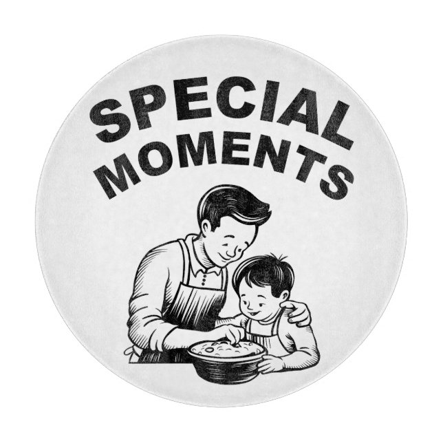 Tabla De Cortar Momentos especiales Día del Padre (Anverso)