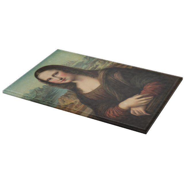 Tabla de cortar Mona Lisa Smile (Borde)