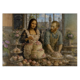 Tabla De Cortar Mona Lisa y Van Gogh Bake Off
