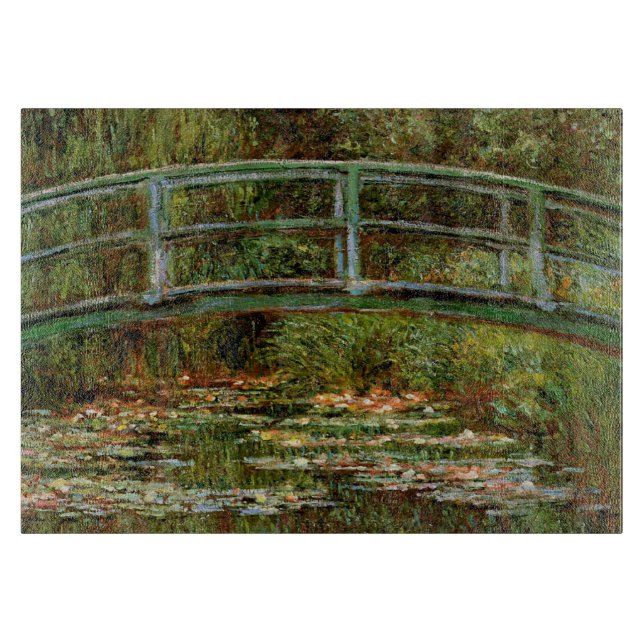 Tabla De Cortar Monet Puente Japonés Francés Giverney (Anverso)