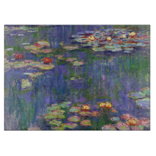 Tabla De Cortar Monet Water Lilies Masterpiece Pintura