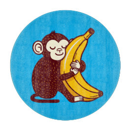 Tabla De Cortar Monkey Love Banana