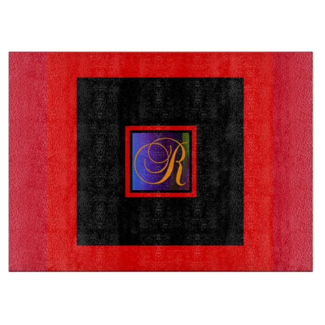 TABLA DE CORTAR MONOGRAM INICIAL (Anverso)