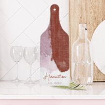 Monograma de color morado de Borgoña establecido