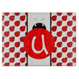 Tabla De Cortar Monograma de insecto de labios