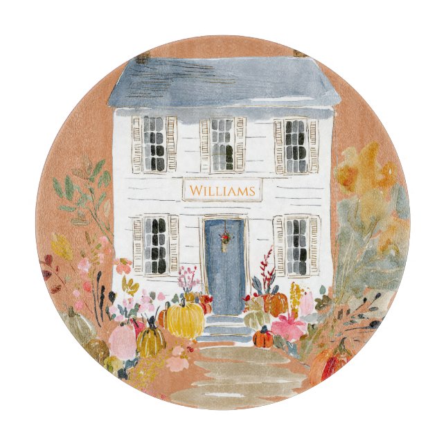 Tabla De Cortar Monograma de la caída de granjas (Anverso)