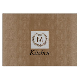 Tabla De Cortar Monogramas majestuosos: Elegancia iluminante"