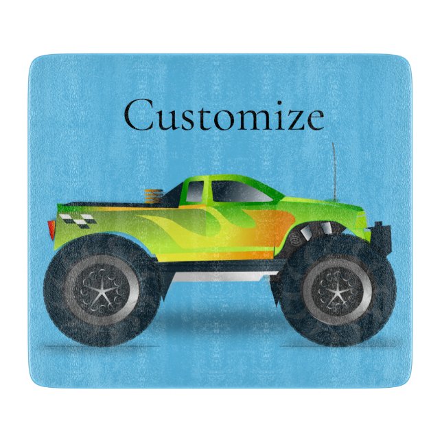 Tabla De Cortar Monster Truck Thunder_Cove (Anverso)