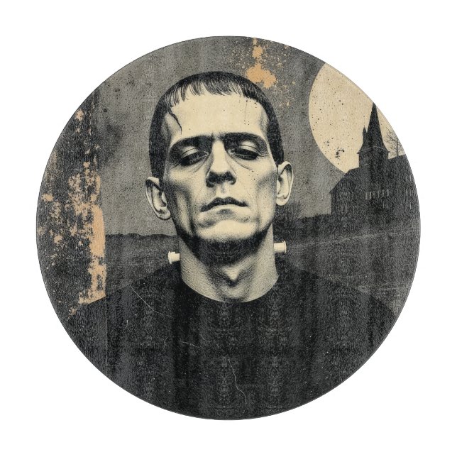 Tabla De Cortar Monstruo de Frankenstein Halloween (Anverso)
