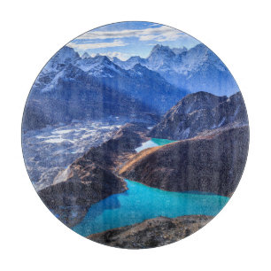 Tabla De Cortar Montañas Montañas Himalaya, Perú
