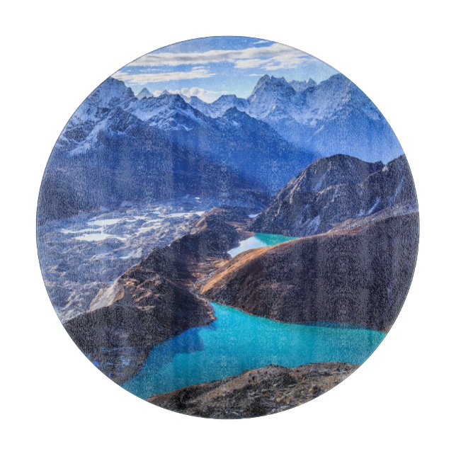Tabla De Cortar Montañas | Montañas Himalaya, Perú (Anverso)