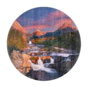 Tabla De Cortar Montañas   Parque nacional Glacier, Montana