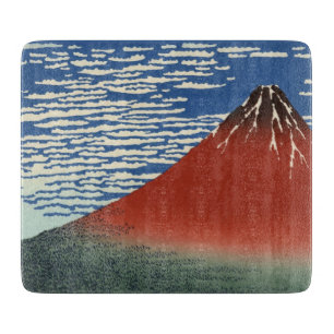 Tabla De Cortar Monte Fuji en clima transparente (Fuji rojo) (Hoku