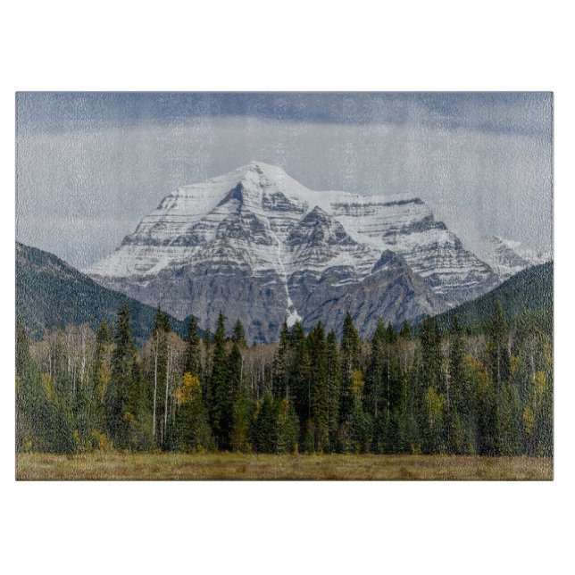 Tabla De Cortar Monte Robson, fotografía paisajística canadiense (Anverso)