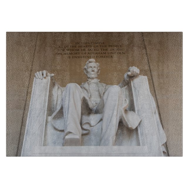 Tabla De Cortar Monumentos | El monumento conmemorativo de Lincoln (Anverso)