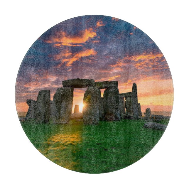 Tabla De Cortar Monumentos | Stonhenge, Inglaterra (Anverso)