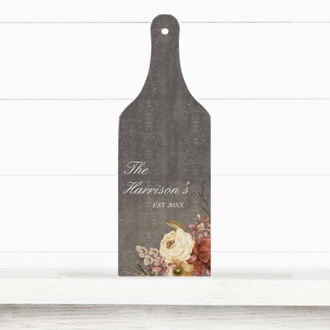Tabla De Cortar Moody Fall Floral Custom Wedding (Subido por el creador)