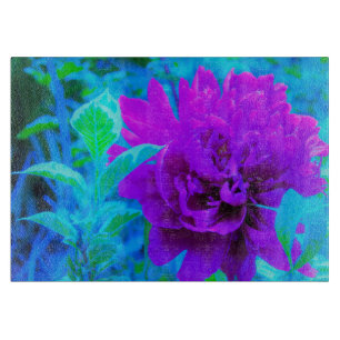 Tabla De Cortar Moody Purple Peony con el hermoso follaje de Weige