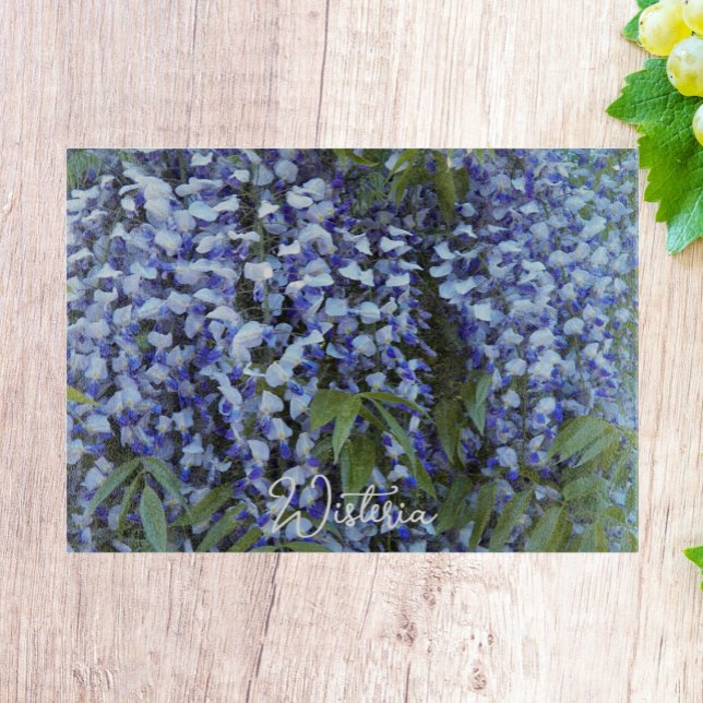 Tabla De Cortar Morado Colgando Wisteria Floral (In Situ)