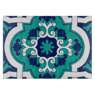 Tabla De Cortar Moroccan Oasis Mosaic for Luxury Mediterranean