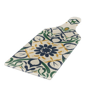 Tabla De Cortar mosaico floral