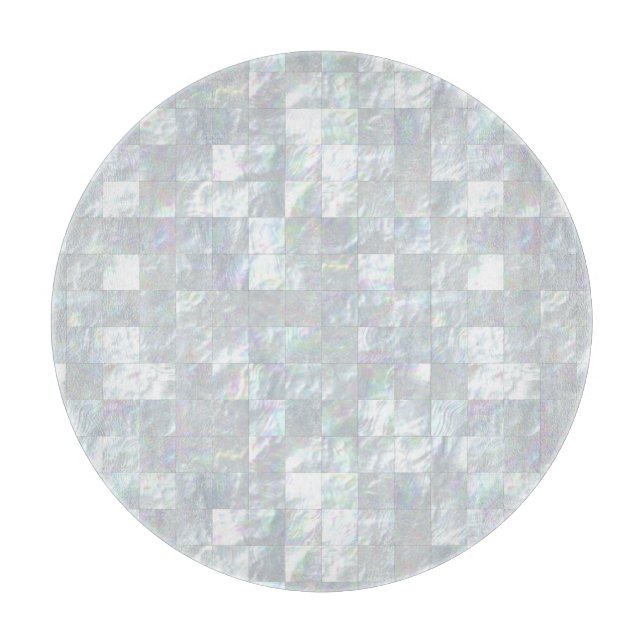 Tabla De Cortar Mosaico nacarado (Anverso)