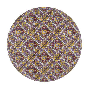Tabla De Cortar Mosaico púrpura
