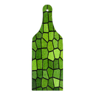 Tabla De Cortar Mosaico verde