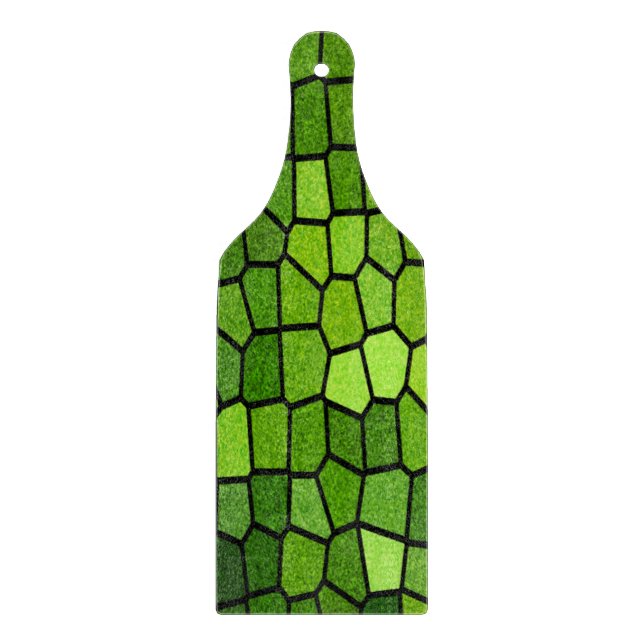 Tabla De Cortar Mosaico verde (Anverso)