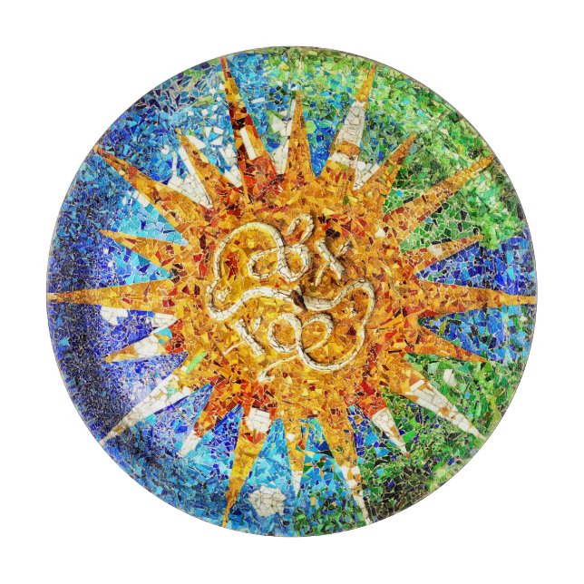 Tabla De Cortar Mosaicos de la Guela del Parque (Anverso)