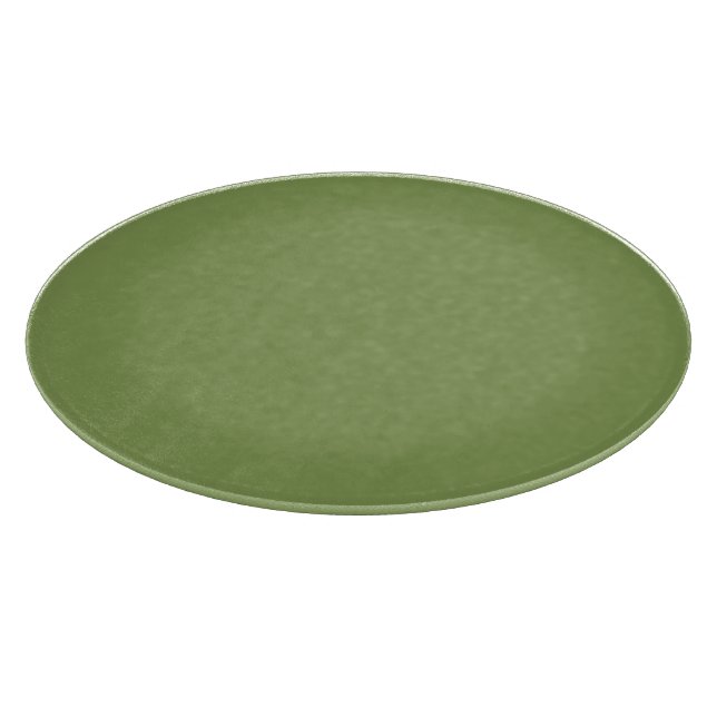 Tabla De Cortar Moss Green Background Solid Color Personalizar est (Borde)
