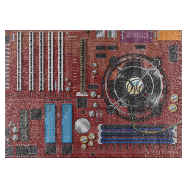 Tabla De Cortar Motherboard personalizado (Anverso)